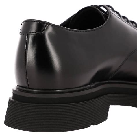 stringate da uomo estive prada|Stringate in pelle in Nero .